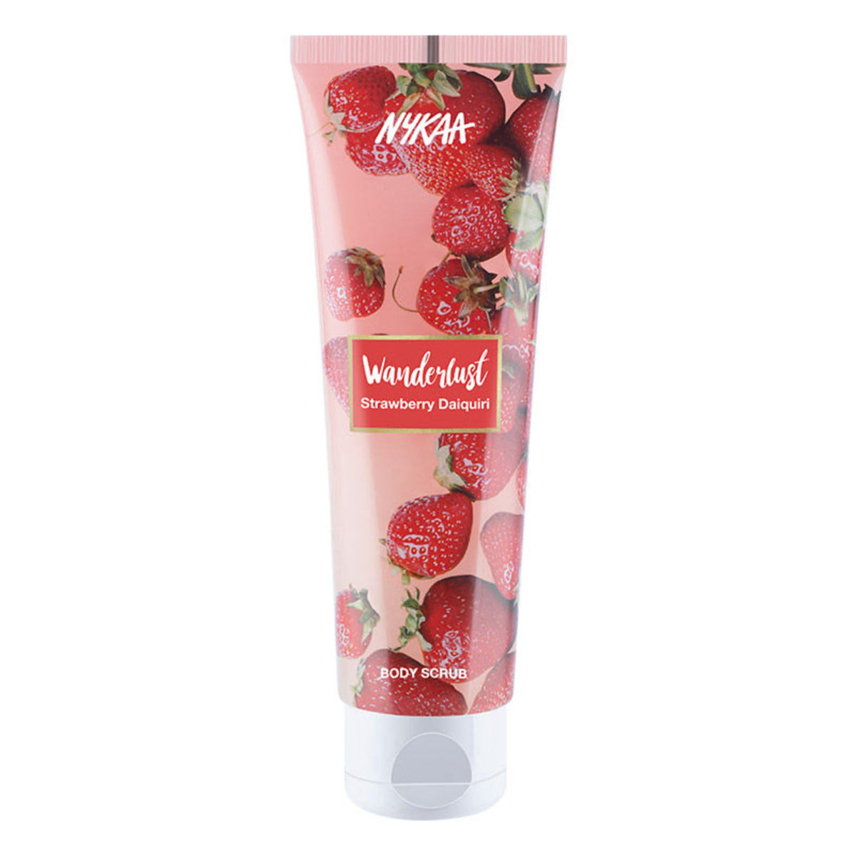 Nykaa Naturals Strawberry Daiquiri Body Scrub - Nourishing Aloe Vera - 4.93 Oz