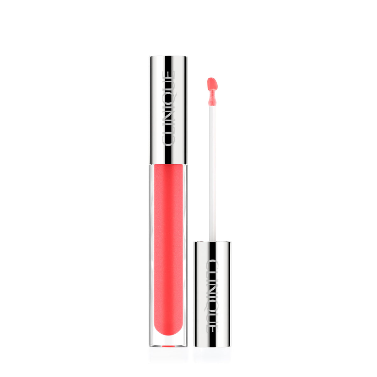 Clinique Pop Plush Lip Gloss - Hydrating High Shine With Aloe & Shea Butter, Rosewater Pop, 0.11 Oz