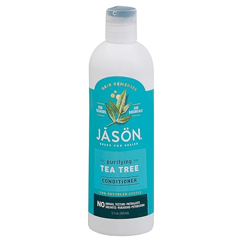 Jason Tea Tree Conditioner 12 Oz - Nourishing Formula For Healthy Hair And Scalp Care