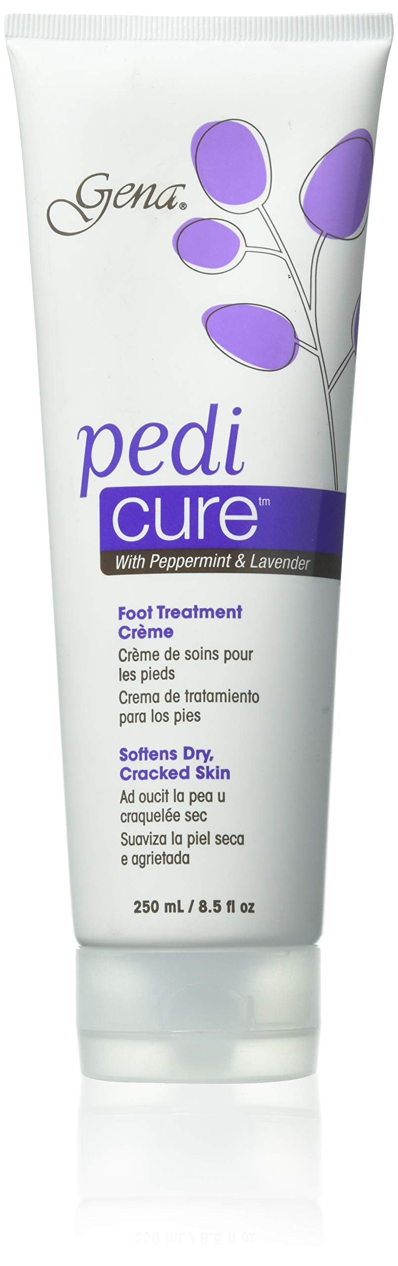 Gena Pedi Cure Foot Treatment Creme - 8.5 Oz Moisturizing Foot Care For Dry Feet