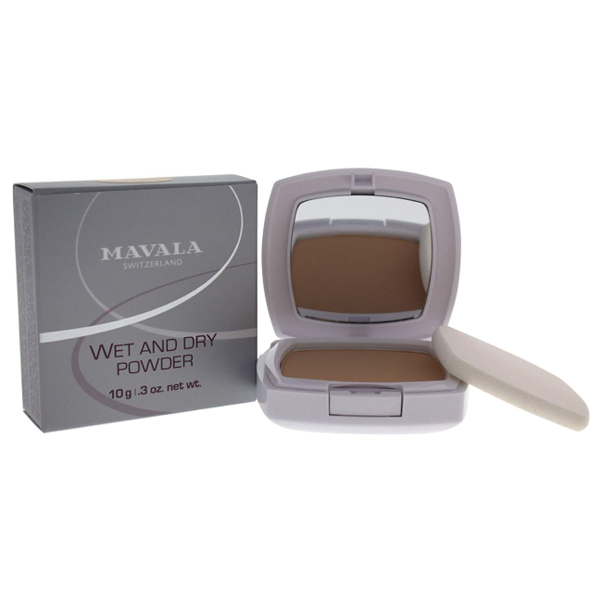 Mavala Wet And Dry Powder, No.01 Touareg, 0.3 Ounce - Long-Lasting Makeup Finish