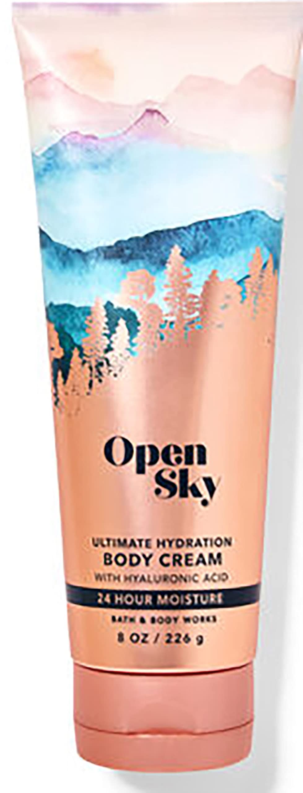 Bath & Body Works Open Sky Hydration Body Cream Gift Set For Women, 8 Fl Oz