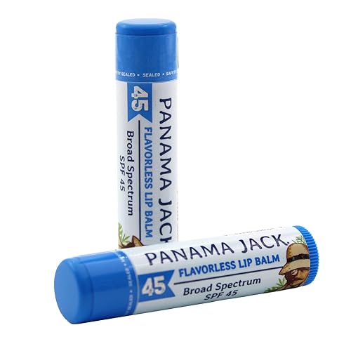 Panama Jack Spf 45 Sunscreen Lip Balm - Broad Spectrum Uva-Uvb Protection, 0.15 Oz (Pack Of 