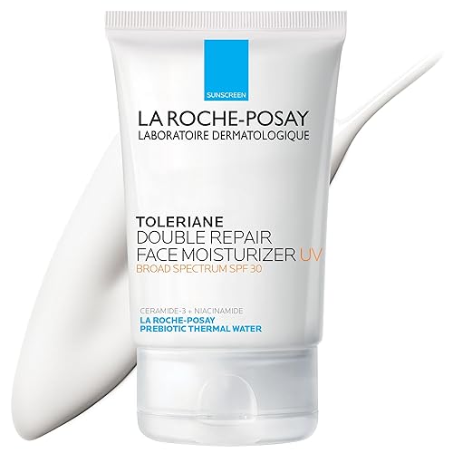 La Roche-Posay Toleraine Skin Care Set - Moisturizer & Cleanser For Oily Skin With Niacinamide