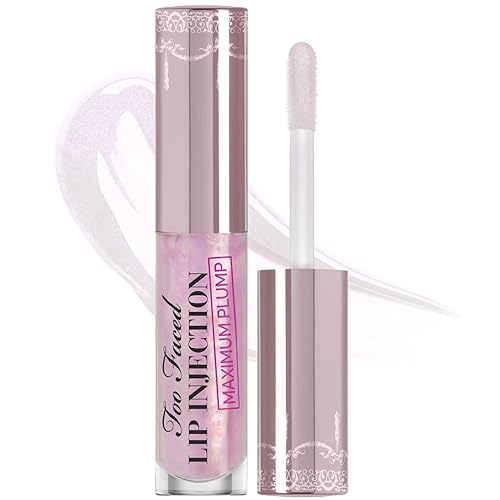 Too Faced Lip Injection Maximum Plump Gloss - Hydrating & Plumping, 0.1 Fl Oz, Original