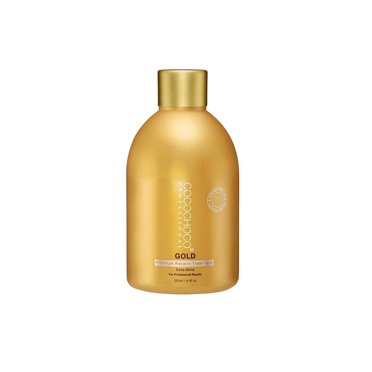 Cocochoco Professional Gold Keratin Hair Treatment, 250Ml - Salon Quality, Smooth & Shiny Hair