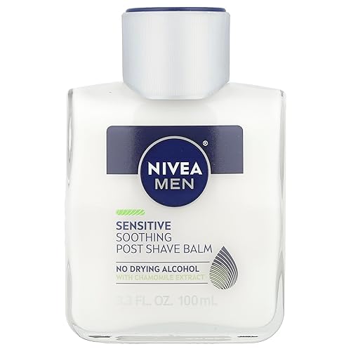 Nivea Men Sensitive After Shave Balm, Extra Soothing, 3.3 Fl Oz, White