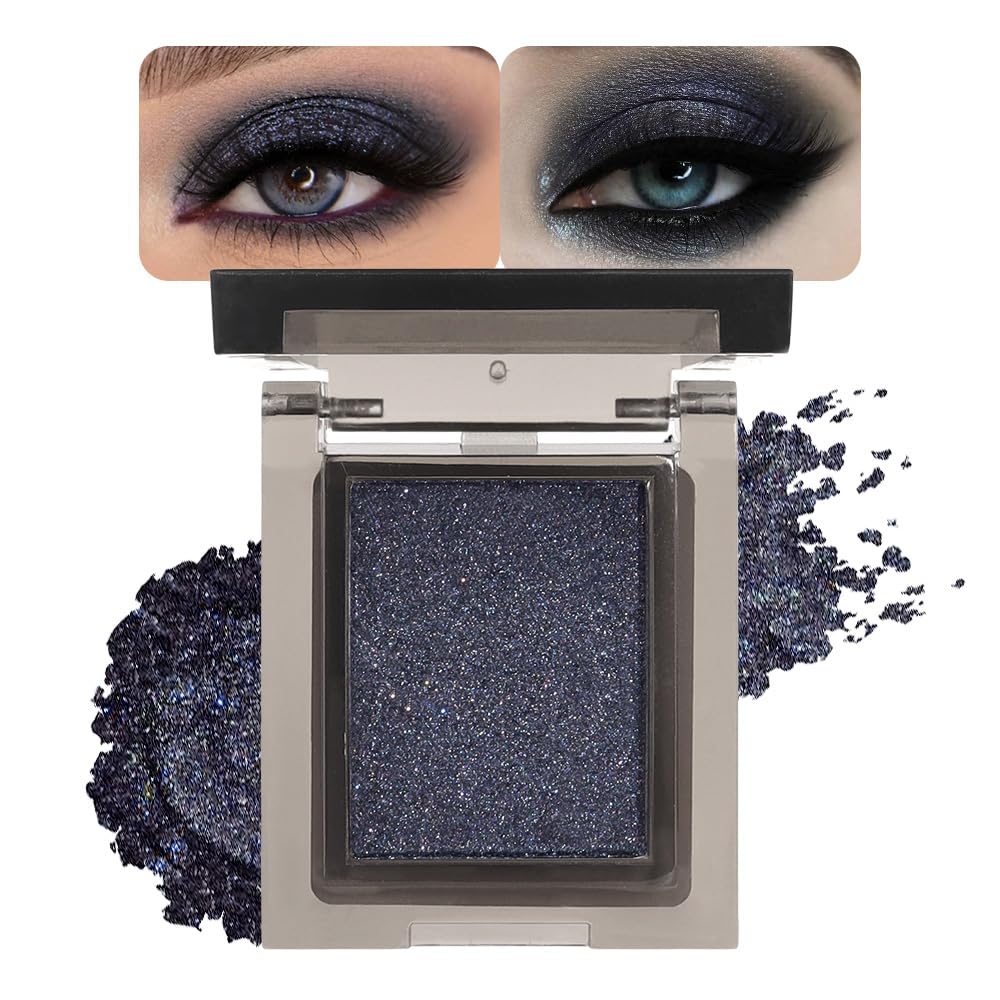 Cakaila Matte Black Eyeshadow - High Pigment, Longwear, Waterproof, Blendable, 1 Count