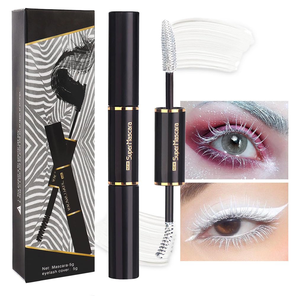 Bingbrush Double-Ended Colored Mascara Set, Waterproof, Long Lasting, Vegan, 1Oz - B-1Pc