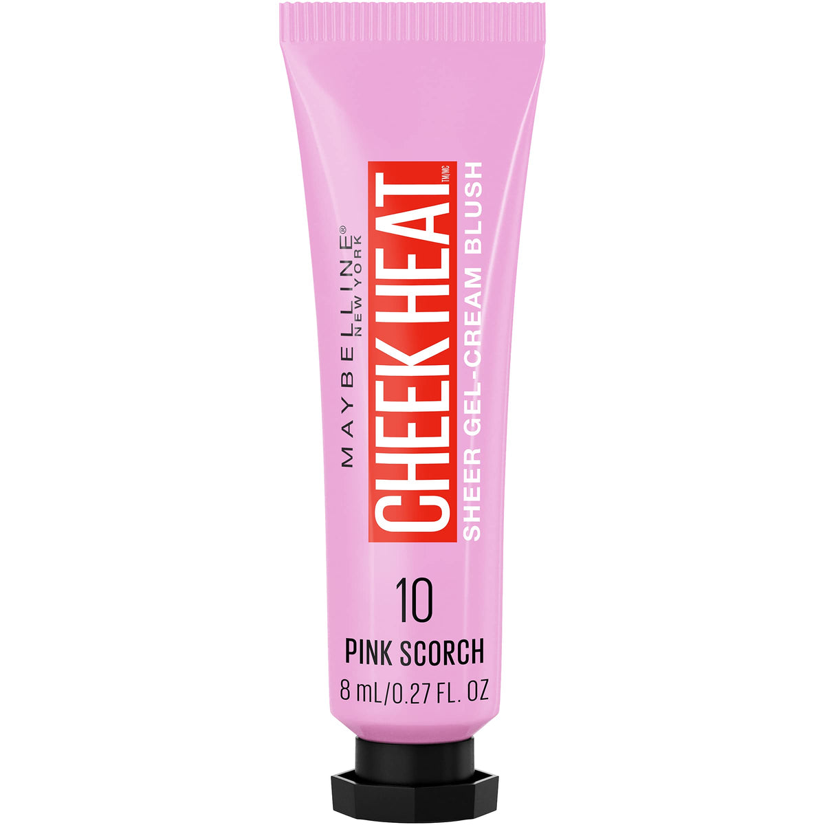 Maybelline Cheek Heat Gel-Cream Blush, Pink Scorch, Lightweight, Dewy Finish, 0.27 Fl Oz