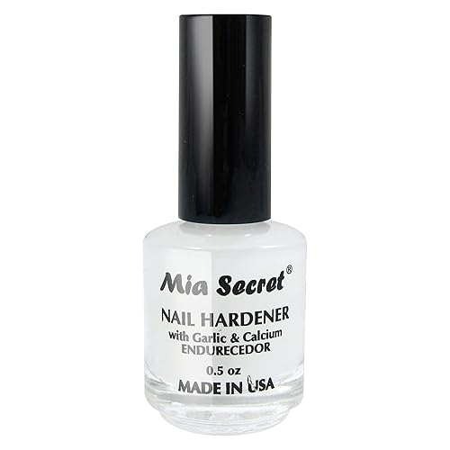 Mia Secret Nail Hardener 0.5Oz With Garlic Extract & Calcium - Professional Formula