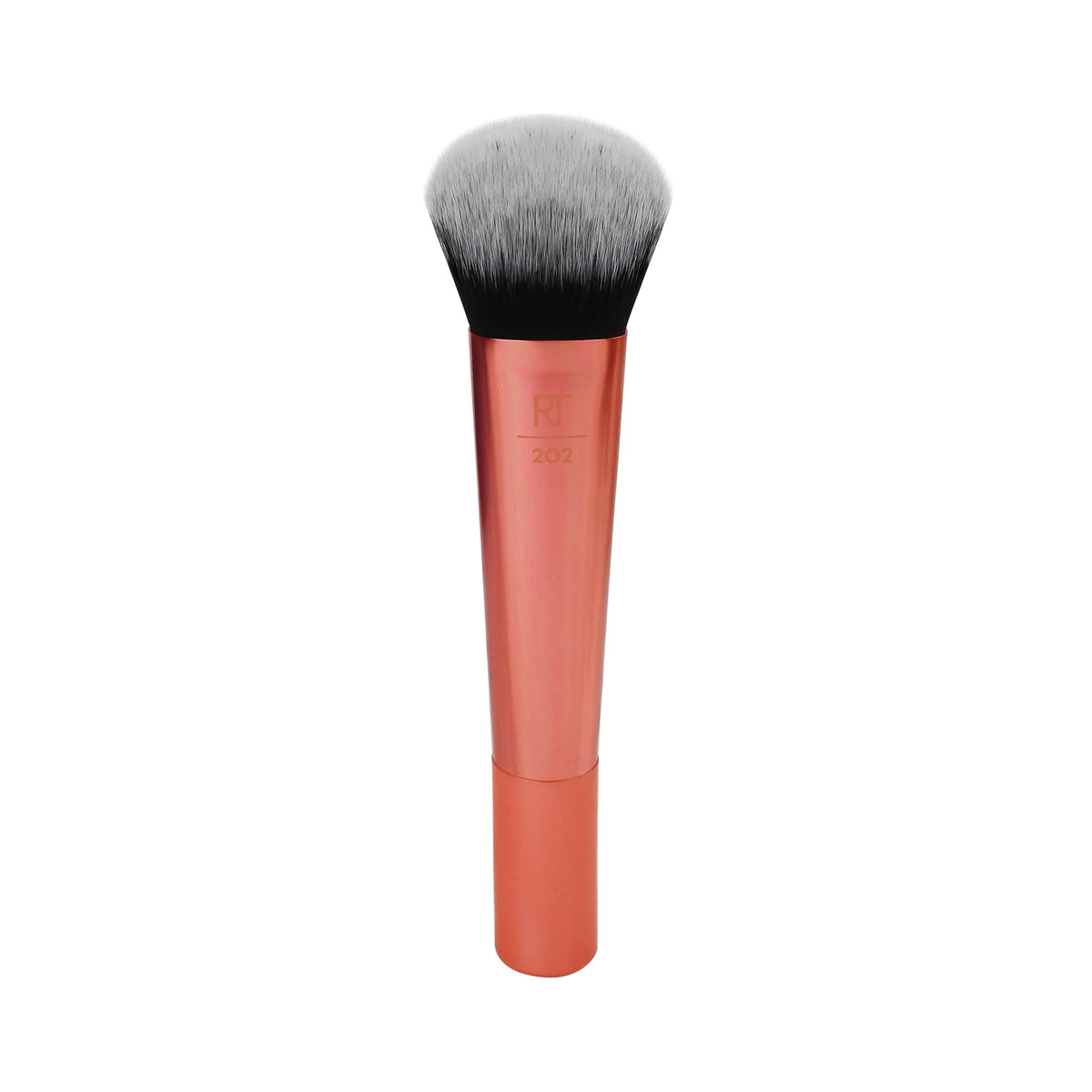 Real Techniques Instapop Face Brush - Liquid, Cream & Powder Makeup, Cruelty-Free, Orange, 1 Count