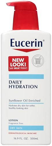 Eucerin Daily Hydration Lotion, Fragrance-Free, 16.9 Oz - Moisturizing Skin Care