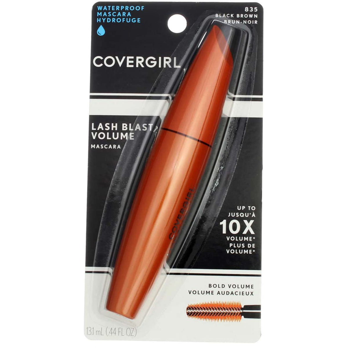 Covergirl Lashblast Waterproof Mascara, Black/Brown - 2 Pack, 0.44 Fl Oz