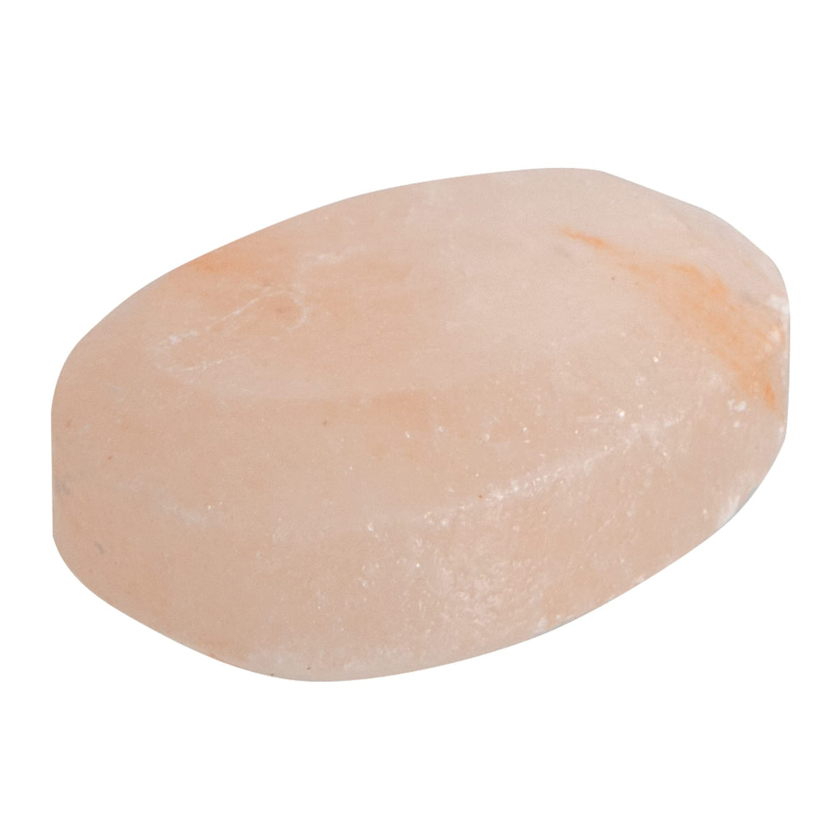 Pure Himalayan Salt Works Pink Crystal Massage Stone - Hand-Carved 2.5&quot;X3.5&quot; For Therapy & Scrubs