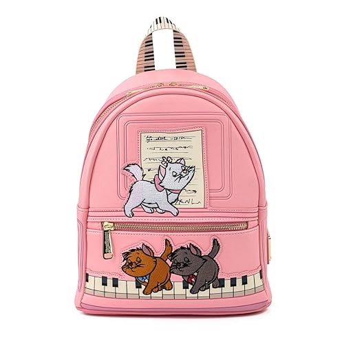 Loungefly Disney Aristocats Piano Kitties Faux Leather Shoulder Bag Purse - Multicolor