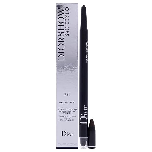 Christian Dior Diorshow 24H Waterproof Eyeliner - 781 Matte Brown, 0.007 Oz