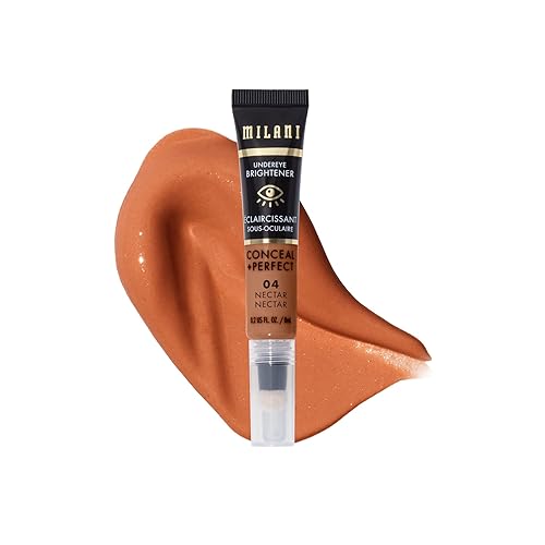 Milani Conceal + Perfect Undereye Brightener - Treat Dark Circles, 0.2 Fl Oz, Nectar