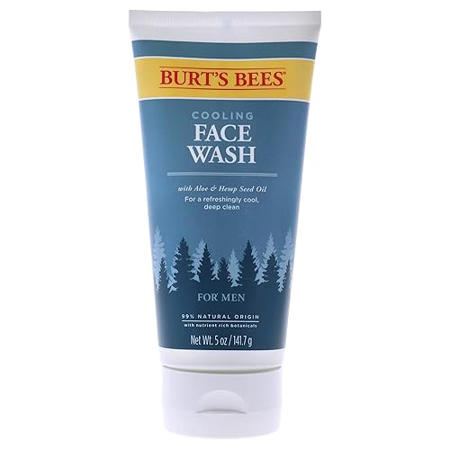 Burt'S Bees Cooling Face Wash For Men - 5 Oz Gentle Cleanser For Refreshing Skincare