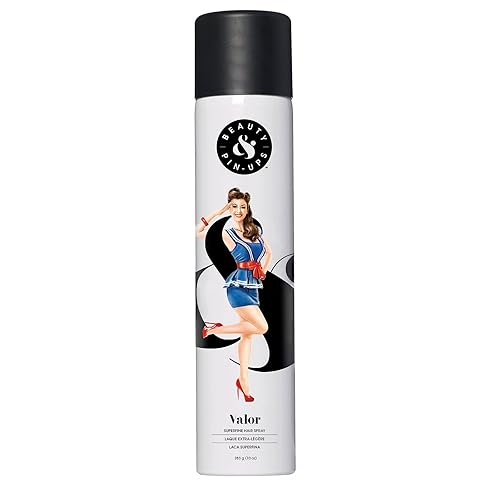 Beauty & Pin-Ups Valor Super Fine Hair Spray - 10 oz, Strong Hold, Lightweight Finish