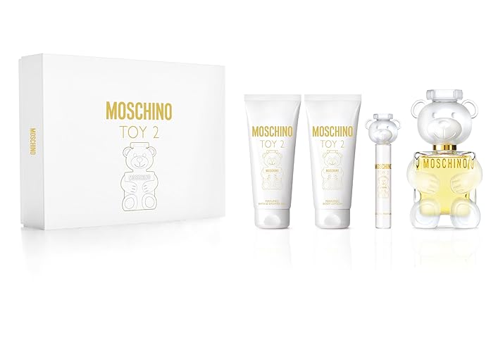 MOSCHINO Toy 2 Women’s Gift Set - 4 Pc: 3.4oz EDP Spray, 0.33oz EDP Spray, 3.4oz Body Lotion,