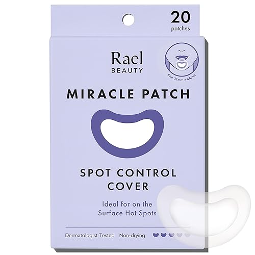 Rael Hydrocolloid Acne Patches - Vegan Miracle Spot Control For Zits & Blemishes (20 Count)