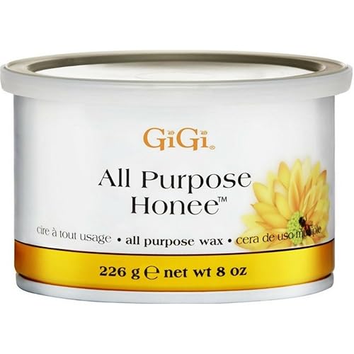 Gigi All Purpose Honee Wax 8 Oz - 8 Pack, Hair Removal Wax For Smooth Skin