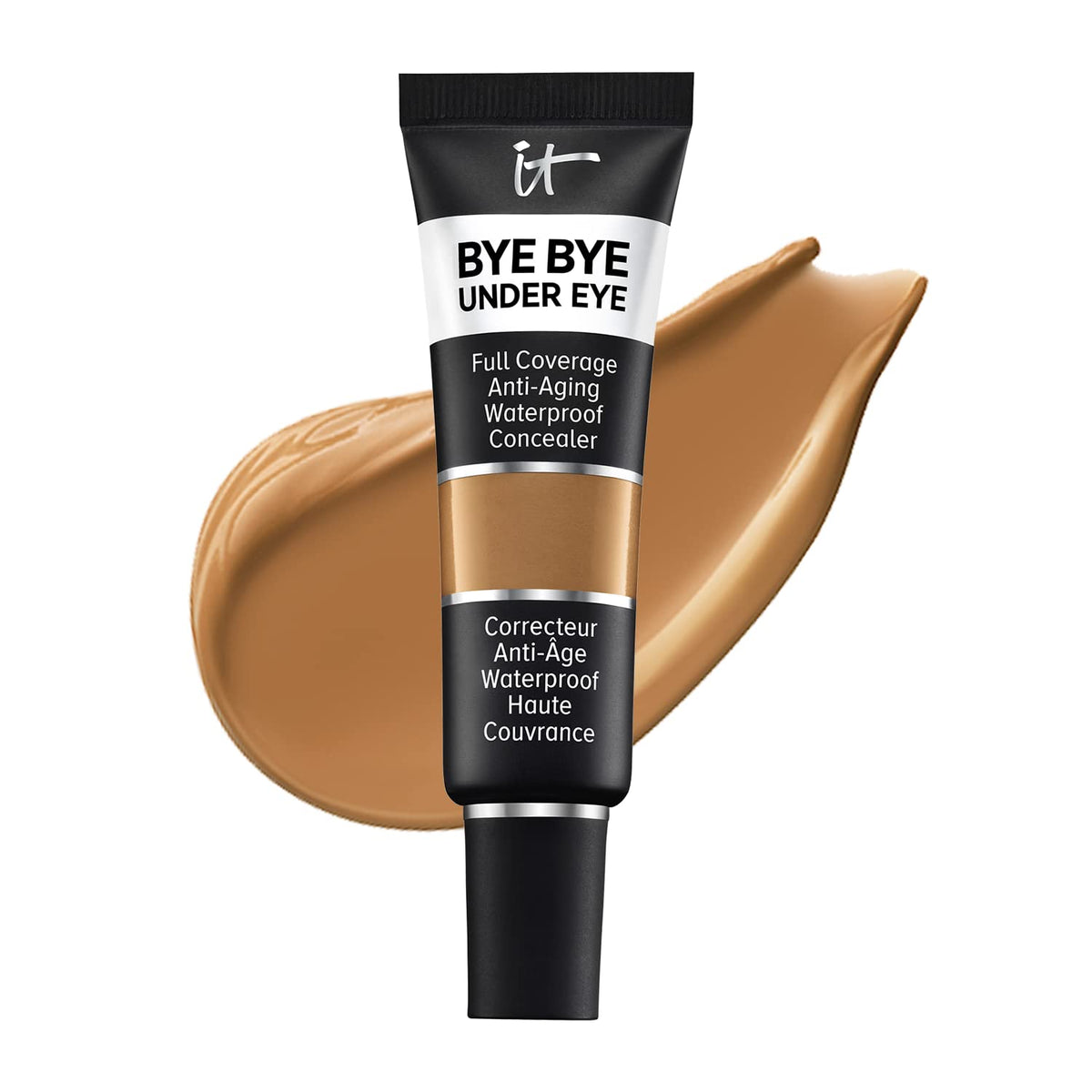 It Cosmetics Bye Bye Under Eye Concealer - Full Coverage For Dark Circles, Waterproof, 35.0 Amber