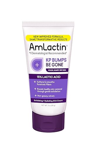 Amlactin Kp Bumps Be Gone - 3 Oz Moisturizing Cream With 15% Lactic Acid For Keratosis