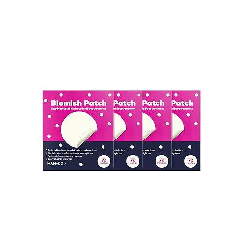 Hanhoo Blemish Patch, 288 Count Hydrocolloid Acne Spot Patches, Invisible Pimple Treatment