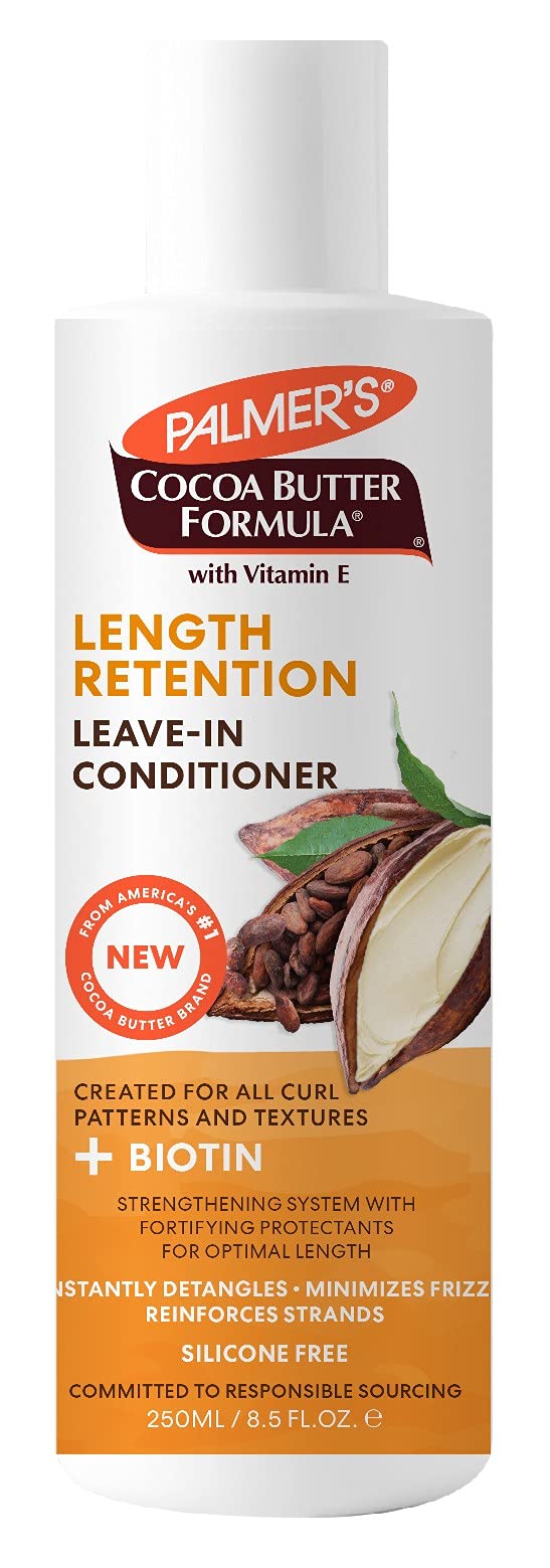 Palmers Cocoa Butter Length Retention Leave-In Conditioner 8.5 Ounce (250ml) (Pack of 3)