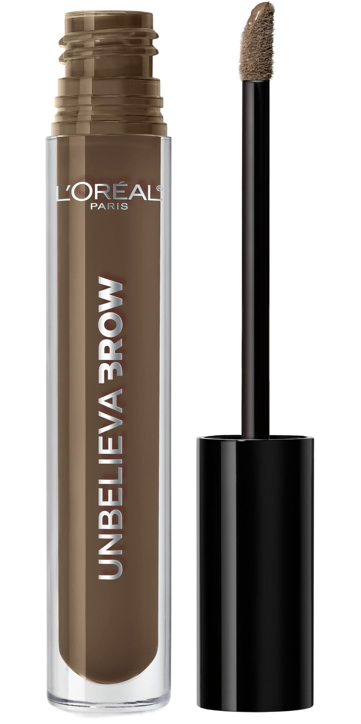 L’Oréal Paris Unbelieva-Brow Waterproof Tinted Brow Gel, Brunette, Quick Dry, 0.15 Fl.