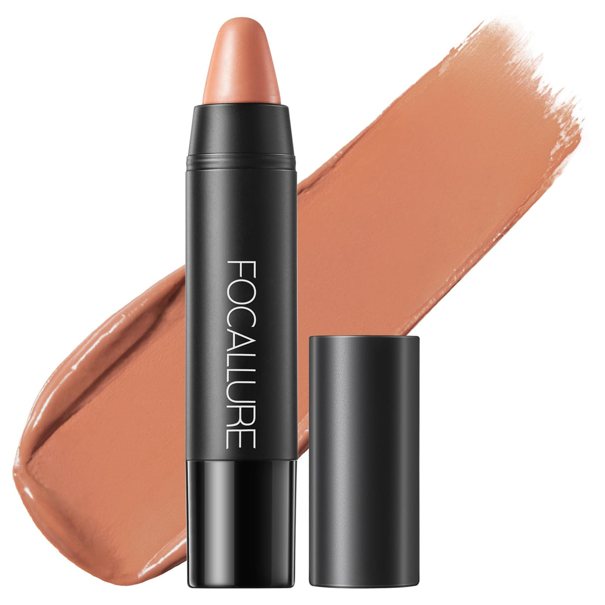 Focallure Ultra Chic Matte Lipstick - Long Lasting, Waterproof, Rich Vitamin E, Chestunt Color