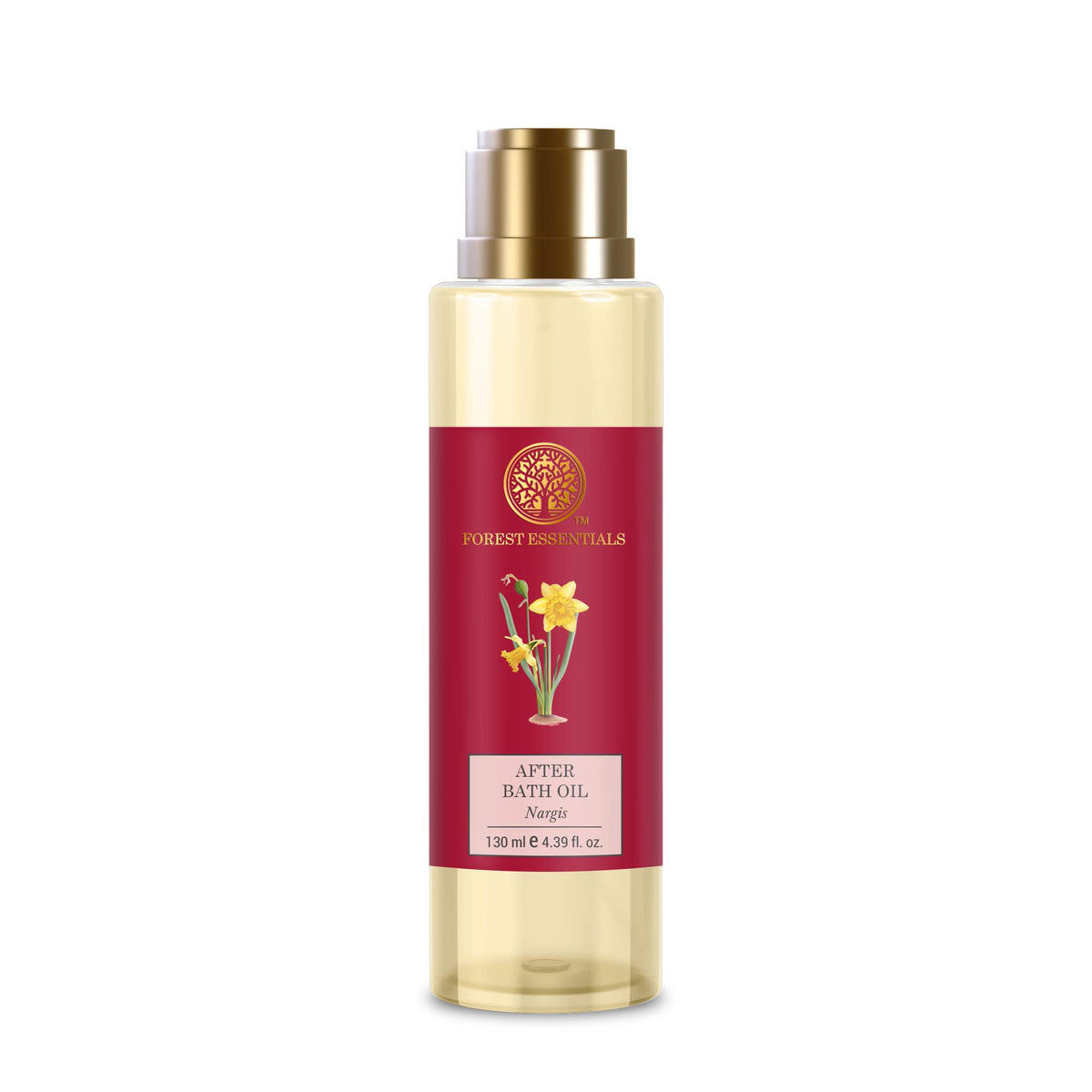 Forest Essentials After Bath Oil Nargis 130Ml - Nourishing Body Oil For Soft Skin