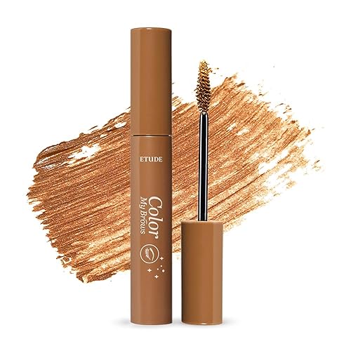 Etude Color My Brows Brow Mascara - Light Brown, 9G, Moisturizing & Nourishing Korean Makeup