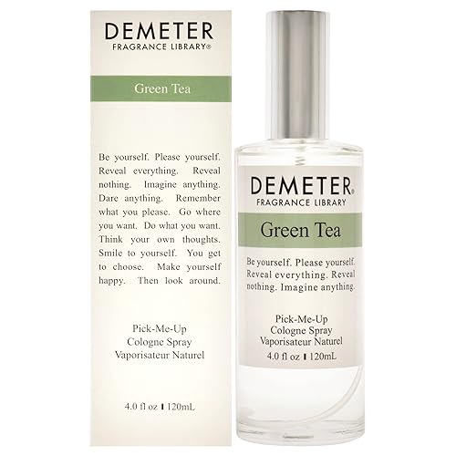 Demeter Unisex Cologne Spray - Green Tea, 4 Ounce - Refreshing Scent for Men and Women, Ideal for Daily Wear