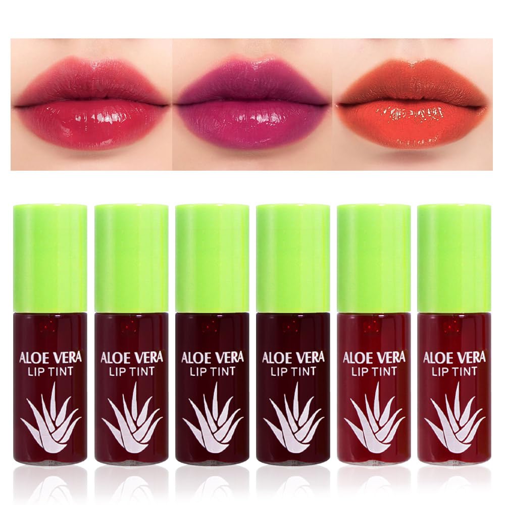 Bingbrush 6Pcs Lip Tint Set - Vivid, Moisturizing, Long-Wear Liquid Lipstick For Women