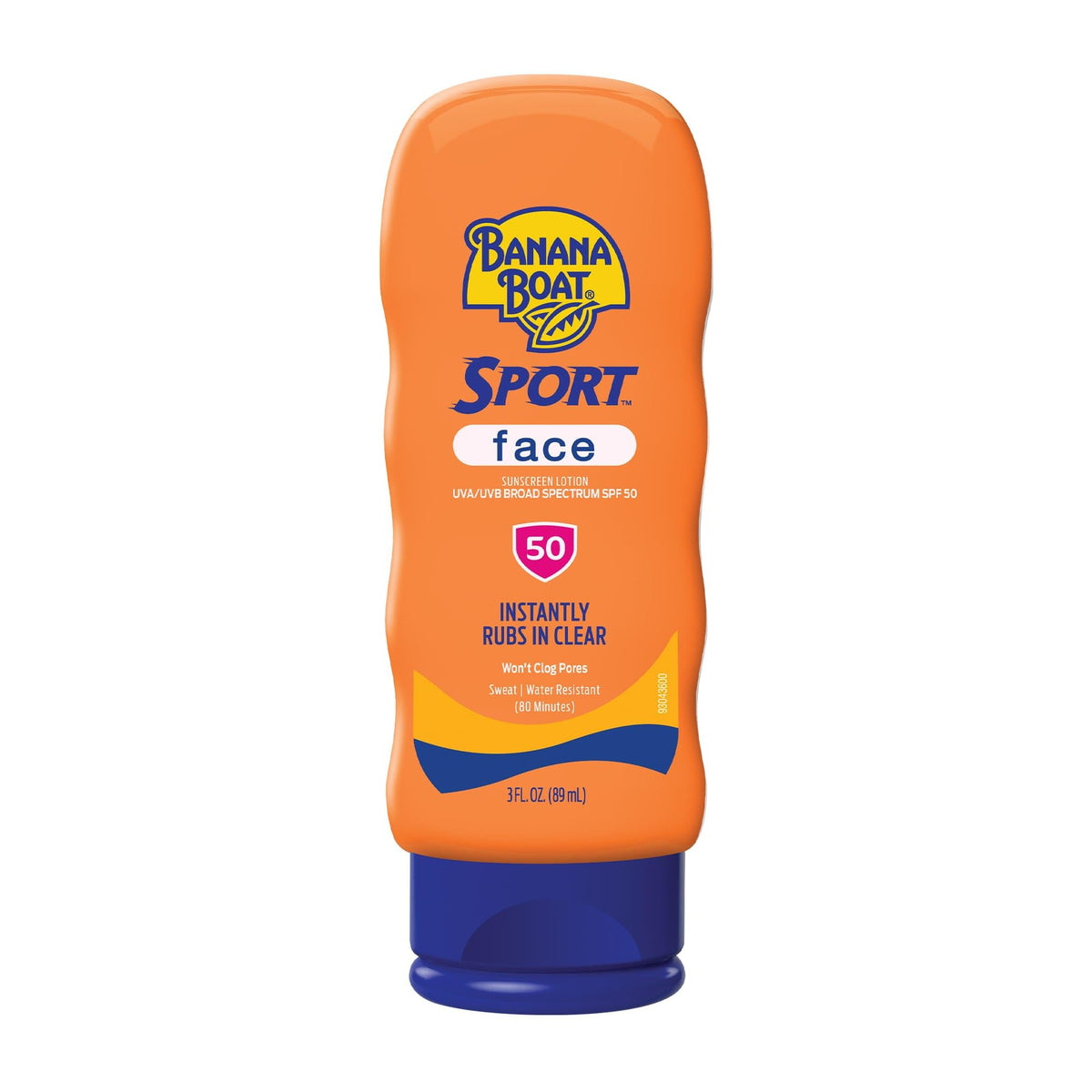 Banana Boat Sport Sunscreen For Face Spf 50, Travel Size 3Oz, Ideal For Dry Skin