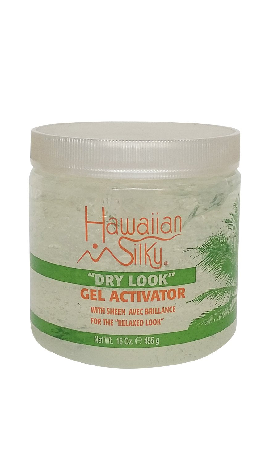 Hawaiian Silky 10011 Silky Dry Look Gel Activator, 16 Fl Oz, Gray - Hair Gel For Styling