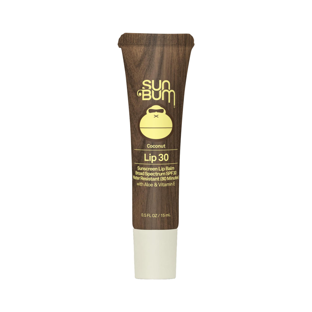 Sun Bum Spf 30 Lip Balm Sunscreen - Moisturizing, Aloe & Vitamin E, 0.5 Oz, Hawaii Compliant