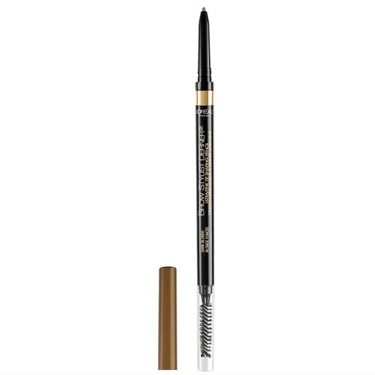 L'Oreal Paris Brow Stylist Definer Waterproof Eyebrow Pencil, Dark Blonde, 0.003 Ounce