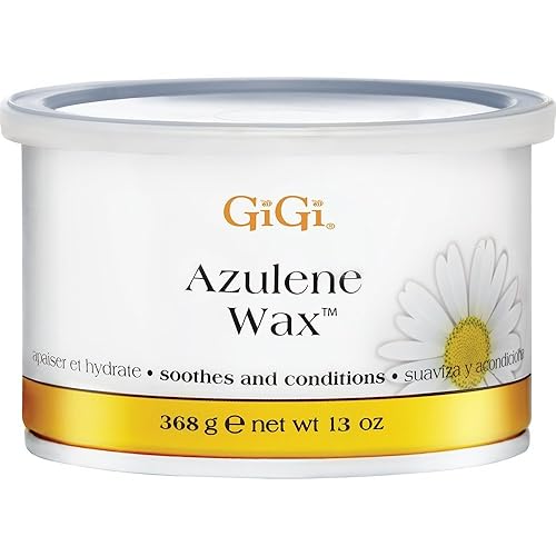 Gigi Azulene Wax - 13 Oz (Pack Of 3) - Hair Removal Wax For Smooth Skin