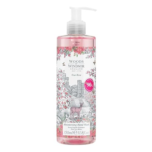 Woods Of Windsor Rose Hand Wash - Moisturizing Liquid Soap With True Rose Scent, 350Ml