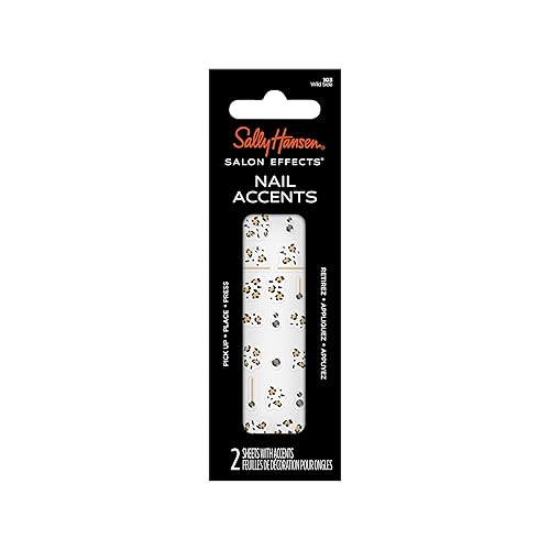 Sally Hansen Wild Side Nail Art Decals - Easy Use, No Commitment, For Polish or Bare Nails