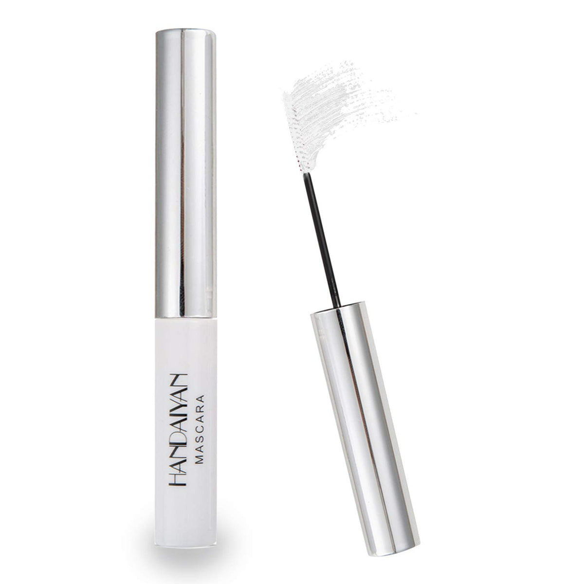 Gl-Turelifes 12 Color Mascara, Waterproof & Smudge-Proof, Thick & Long Eyelash - White