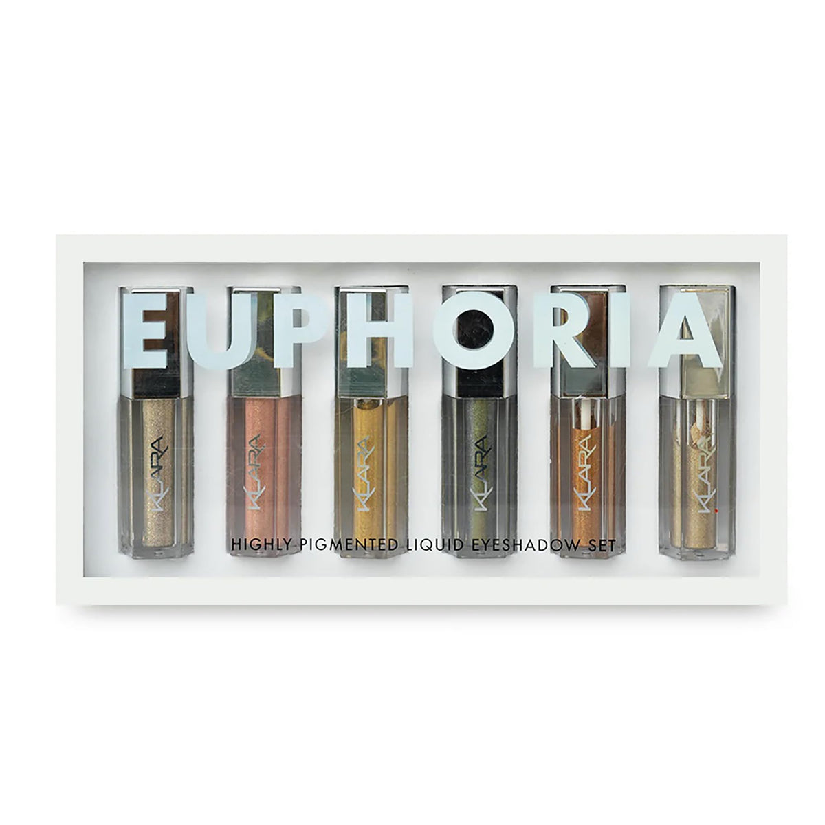 Klara Cosmetics Euphoria Box Set - 6 Cranberry Cream Eyeshadows For Shimmery Eye Makeup