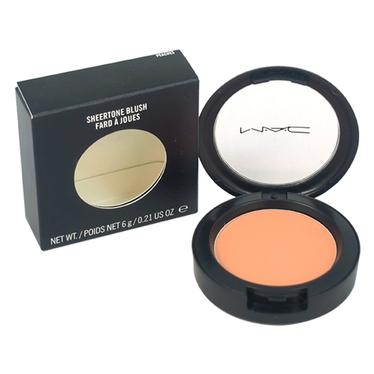 Mac Sheertone Blush In Peaches - 0.2 Oz Cranberry Makeup For Women