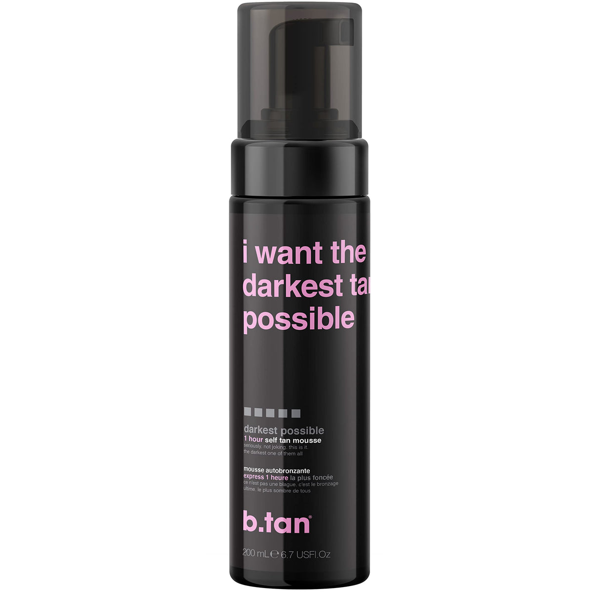 btan Ultra Dark Self Tanner  I Want The Darkest Tan Possible  Fast  1 Hour Sunless Tanner Mousse  No Fake Tan Smell  No Added