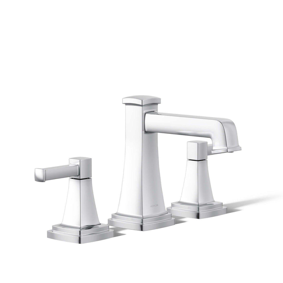 Kohler Riff™ Widespread Bathroom Sink Faucet, Polished Chrome, 1.0 Gpm, Zinc Material