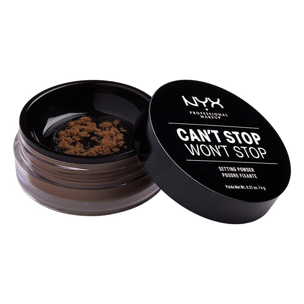 NYX PROFESSIONAL MAKEUP Can't Stop Won't Stop Loose Setting Powder - Deep, 0.21 oz